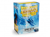 Протекторы для карт Dragon Shield (100 шт.) в цвете нежно-голубой (Baby Blue) матовый