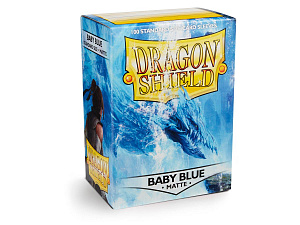 

Протекторы для карт Dragon Shield (100 шт.) в цвете нежно-голубой (Baby Blue) матовый