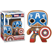 Фигурка Funko POP Marvel Holiday: Gingerbread – Captain America (50657)