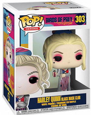 

Фигурка Funko POP DC: Birds of Prey – Harley Quinn (Black Mask Club) (44369)