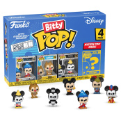 Фигурка Funko Bitty POP Disney S3 - Sorcerer Mickey / Dale / Princess Minnie / Mystery (1 of 4) (4PK) (71321)