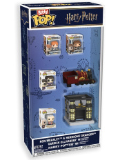 Набор Funko Bitty POP Harry Potter: Ron Weasley, Harry Potter, Hermione Granger, Ollivander, Ride, Town (6 шт) (91760)