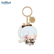Брелок Chibi Character Metal Keychain металический – Kamisato Ayaka