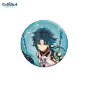 Значок miHoYo Genshin Impact: Character Banner Art Can Badges The Vigilant Yaksha Xiao