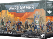 Warhammer 40 000 (Вархаммер 40 000): миниатюры Ультрамаринов (Ultramarines) – Капитан Титус и Стражи Ультрамара (Captain Titus and the Wardens of Ultramar), набор, арт. 55-76
