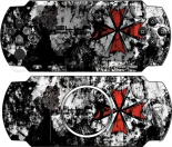 Наклейка PSP 3000 Resident Evil (PSP)