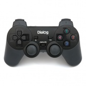 PC Джойстик беспроводной Dialog Action GP-A11RF Black, 2.4G, 12 кнопок, USB, вибрация, черный