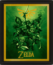 Постер 3D Pyramid – The Legend Of Zelda (Link) (20 x 25 см)