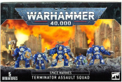 Warhammer 40 000 (Вархаммер 40 000): миниатюры Космодесанта (Space Marines) – Штурмовое отделение терминаторов (Terminator Assault Squad), набор, арт. 48-342