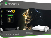 Игровая консоль Xbox One X 1 TB (белая) + игра Fallout 76