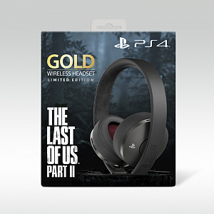 Наушники беспроводные Gold Wireless Headset для PS4 / PS3 / PS Vita в стиле Одни из нас: Часть II Sony - фото 1