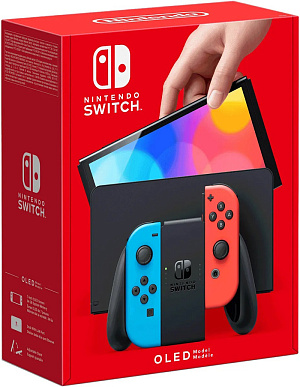 Игровая консоль Nintendo Switch OLED – Red / Blue (Красно / Синяя) Nintendo