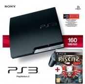 PlayStation 3 160 GB + игра Risen 2. Dark Waters (русская версия)
