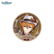 Значок металлический miHoYo: Genshin Impact – Tartaglia (Childe) [2024 Carnival Reunion – Tinplate Badge]