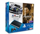 Sony PlayStation 3 Super Slim 500Gb + Gran Turismo 5. Academy Edition + Uncharted 3. Иллюзии Дрейка. Игра Года (GameReplay)