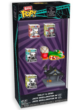 Набор Funko Bitty POP Disney: The Nightmare Before Christmas – Zero, Sally, Jack, Jack Skellington, Rides, Town (6 шт) (91761)