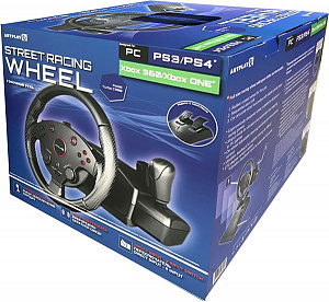 PS 4 Руль ARTPLAYS Street Racing Wheel Turbo C900 совместим с PS3, ПК, Xbox ONE, Xbox 360 Artplays