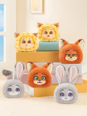 Мягкая игрушка-держатель Disney Zootopia 2 – Emoji в сюрприз-боксе (45342) (1 шт в ассортименте)