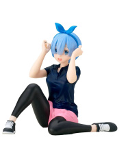 Фигурка-аниме Banpresto: Re:Zero -Starting Life in Another World- – Rem [Relax Time Training Style Ver.] (BP18513P) (14 см)