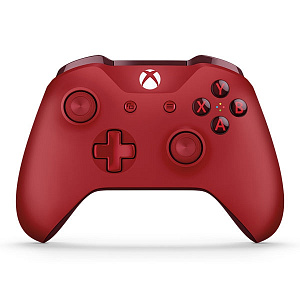 Беспроводной геймпад для Xbox One с разъемом 3,5 мм и Bluetooth (красный) Microsoft - фото 1
