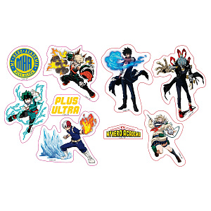 

Наклейки My Hero Academia – Heroes / Villains X5 (16 x 11 см.) (ABYDCO744)