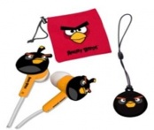 Наушники Angry Birds Черные (PSP)