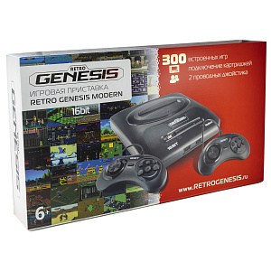 

Игровая приставка Sega Retro Genesis – Modern + 300 игр (2 джойстика)