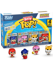 Набор Funko Bitty POP: Sonic the Hedgehog – Sonic, Amy, Tails, Knuckles 4 шт. (92959) (2,5 см)