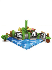 Конструктор магнитный Minecraft: Panda Park (88 деталей) (MC17300)