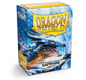 Протекторы для карт Dragon Shield (100 шт.): цвет - сапфировый матовый