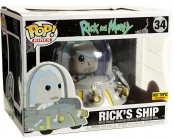 Фигурка Funko POP! Rides: Rick & Morty: Space Cruiser (Rick's ship) (Exc) (CC) 23811