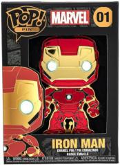 Значок Funko POP Pin Marvel – Iron Man Large Enamel Pin (MVPP0001) (48558)