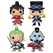 Фигурка Funko POP Animation: One Piece - Luffytaro, Sabo, Roronoa Zoro, Jinbe (GW) (4PK) (69107)