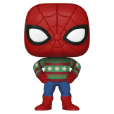 Фигурка Funko POP Marvel Holiday: Spider-Man in Sweater Bobble-Head (1284) (72190) (9,5 см)