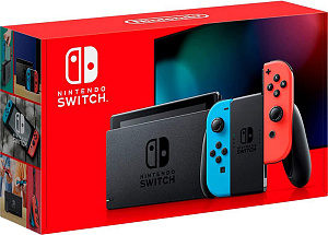Игровая консоль Nintendo Switch (красно-синяя) (GameReplay) Nintendo