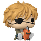 Фигурка Funko POP Animation: Chainsaw Man – Denji with Pochita (1971) (86484) (9,5 см)