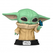 Фигурка Funko POP Mandalorian – Grogu with Butterfly (Exc) (54529)