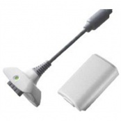 Комплект зарядный Controller Charging Kit Белый (Xbox 360)