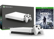 Игровая консоль Xbox One X 1 ТБ (Белая) + игра Metro: Исход (Exodus)