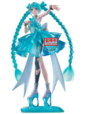 Фигурка-аниме Banpresto Hatsune Miku – Evolve Clearluxe Emerald Gem Figure (28 см) (BP29326P)