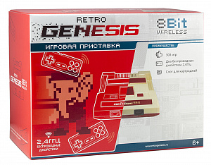 Игровая приставка Retro Genesis 8 Bit Wireless + 300 игр