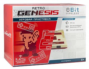 

Игровая приставка Retro Genesis 8 Bit Wireless + 300 игр