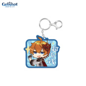 Брелок акриловый Chibi Expressions Character Acrylic Keychain - Tartaglia