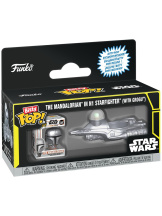 Набор Funko Bitty POP Rides: Star Wars – Mandalorian in N1 Starfighter (with Grogu) (92966) (5,5 см)