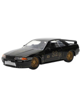 Модель машинки Hollywood Rides – Nissan Skyline GT-R (R32) 1989 Hyperspec 1:32 (34221)