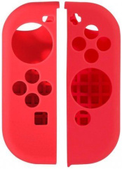 Силиконовые чехлы для 2-х контроллеров Joy-Con (красные)