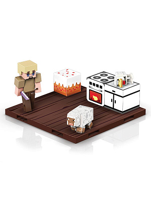 

Конструктор магнитный Minecraft: Kitchen Cooking (27 деталей) (MC17310)