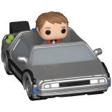 Фигурка Funko Bitty POP Rides: Back to the Future – Marty McFly and Time Machine (85521)