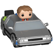 Фигурка Funko Bitty POP Rides: Back to the Future – Marty McFly and Time Machine (85521)