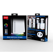 Подставка iPega PG-P5S025S для PS5 Slim с подсветкой (белая)